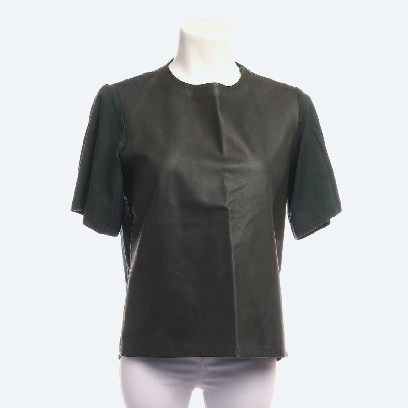 Image 1 of Shirt Blouse 38 Dark Green in color Green | Vite EnVogue