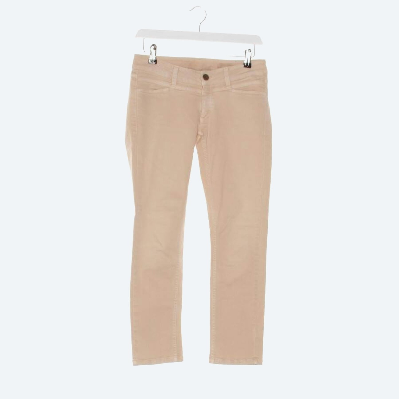 Image 1 of Jeans Straight Fit W26 Beige in color White | Vite EnVogue