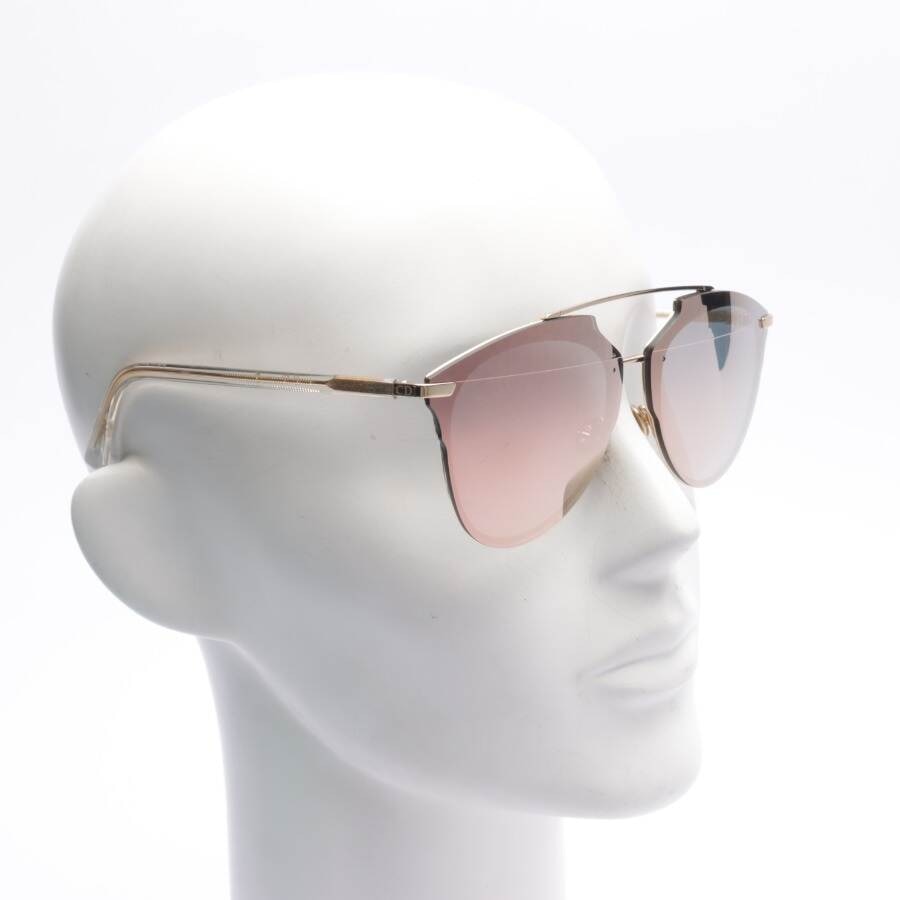 Image 2 of So Real Sunglasses Gold in color Metallic | Vite EnVogue