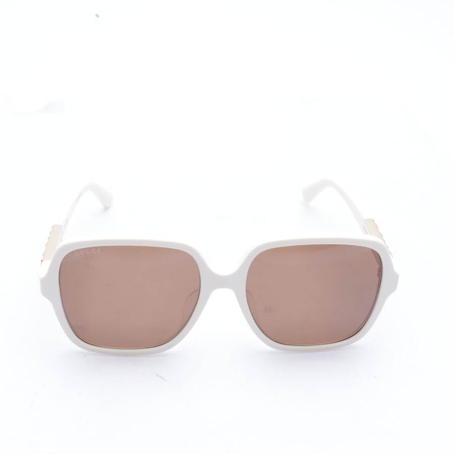Image 1 of GG1189SA Sunglasses Beige in color White | Vite EnVogue