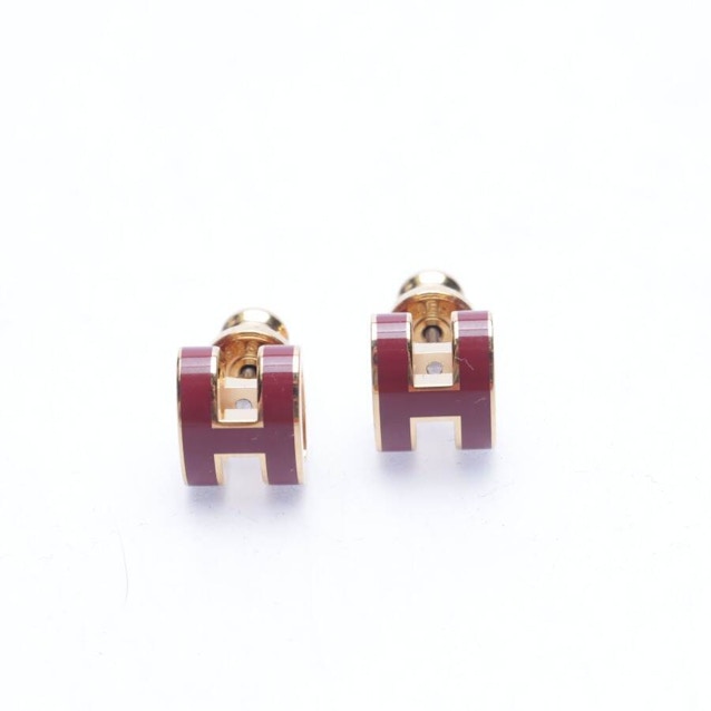 Mini Pop H Earrings Bordeaux | Vite EnVogue