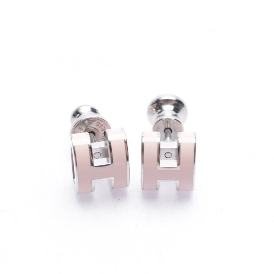 Image 1 of Mini Pop H Earrings Light Pink in color Pink | Vite EnVogue