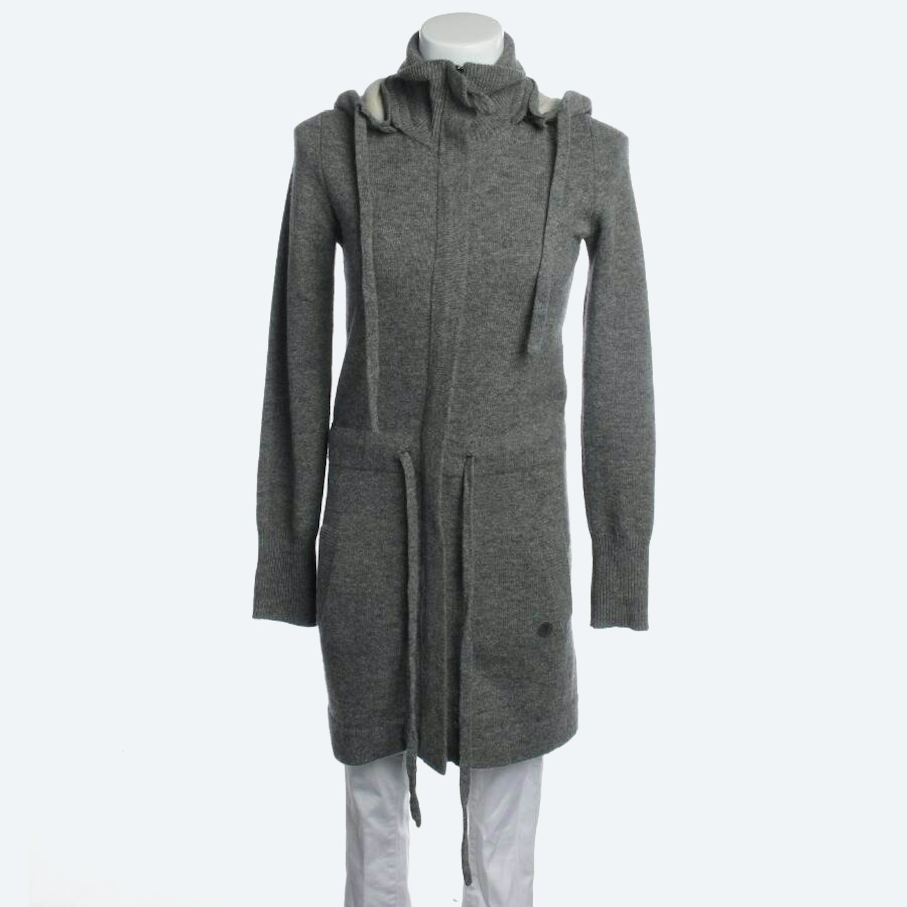 Image 1 of Wool Cardigan S Dark Gray in color Gray | Vite EnVogue