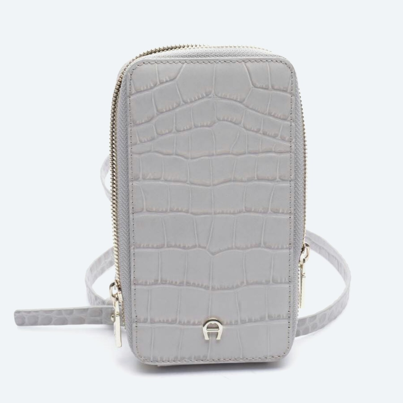 Image 1 of Phone Bag Light Gray in color Gray | Vite EnVogue