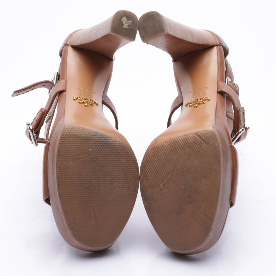 Image 4 of Heeled Sandals EUR 37.5 Brown in color Brown | Vite EnVogue