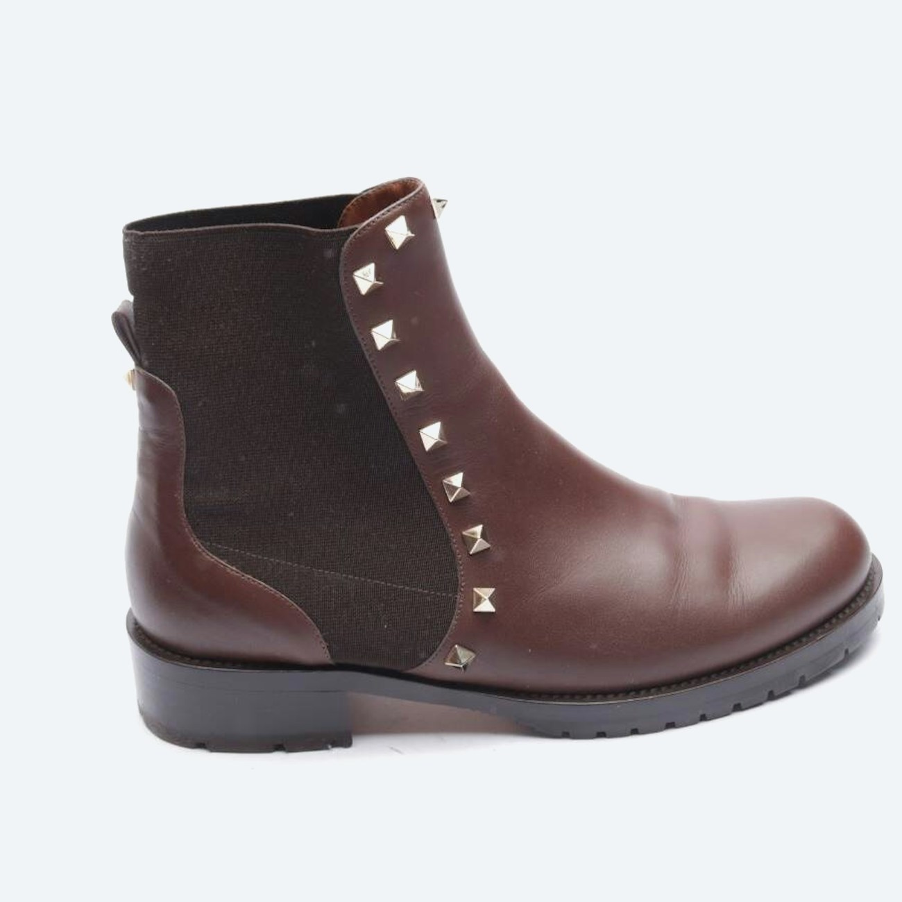 Image 1 of Rockstud Chelsea Boots EUR 39.5 Brown in color Brown | Vite EnVogue