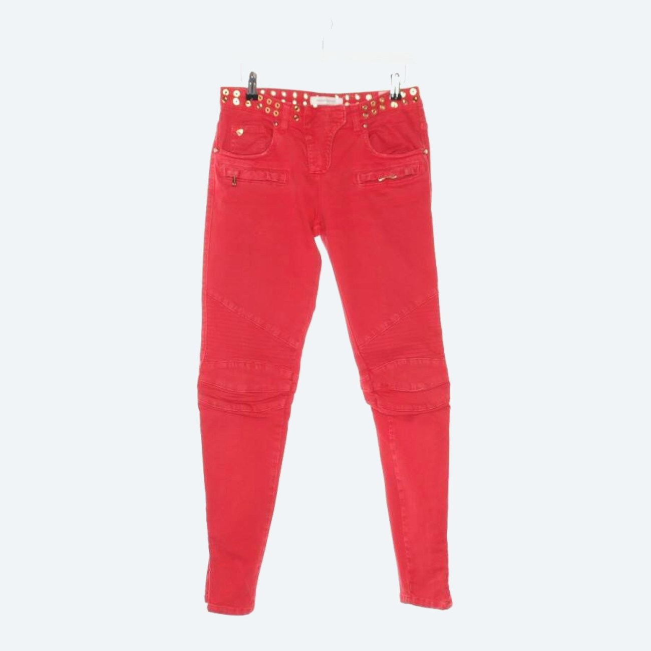 Image 1 of Jeans Straight Fit W30 Red in color Red | Vite EnVogue