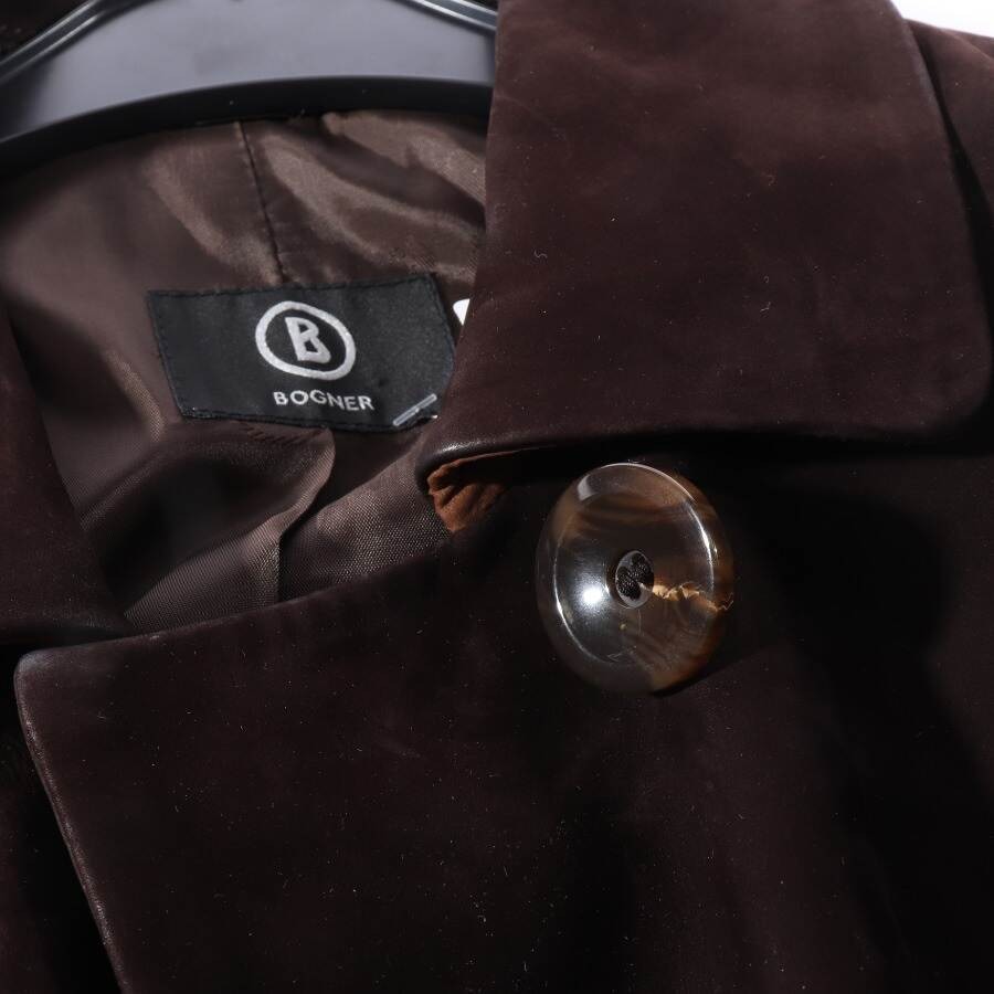 Image 4 of LeatherJacket 36 Dark Brown in color Brown | Vite EnVogue