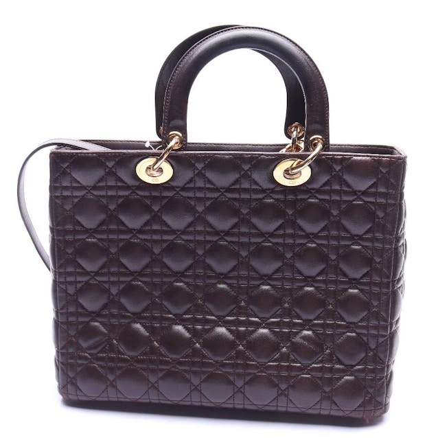Lady Dior Handbag Brown | Vite EnVogue