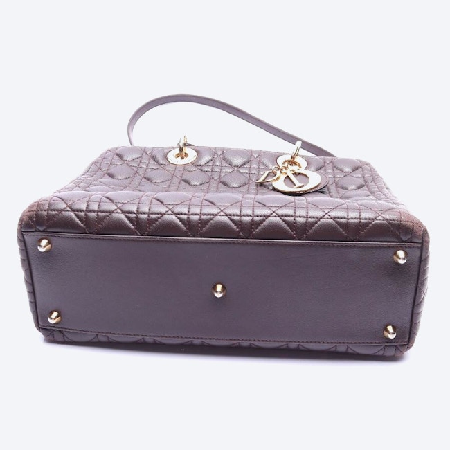 Image 3 of Lady Dior Handbag Brown in color Brown | Vite EnVogue