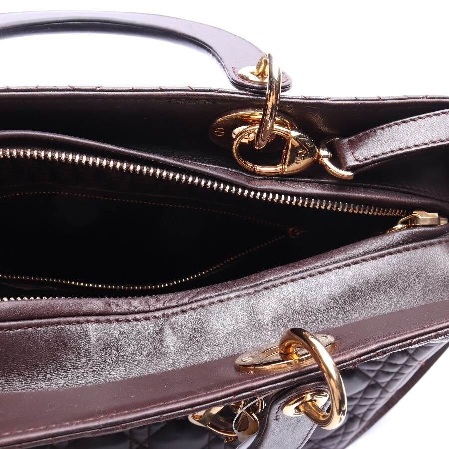 Image 5 of Lady Dior Handbag Brown in color Brown | Vite EnVogue