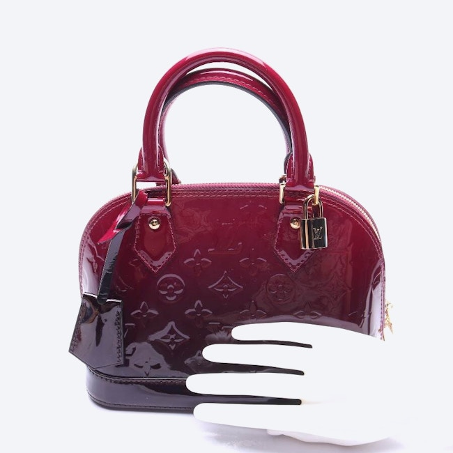 Image 4 of Alma mini Handbag Bordeaux in color Red | Vite EnVogue