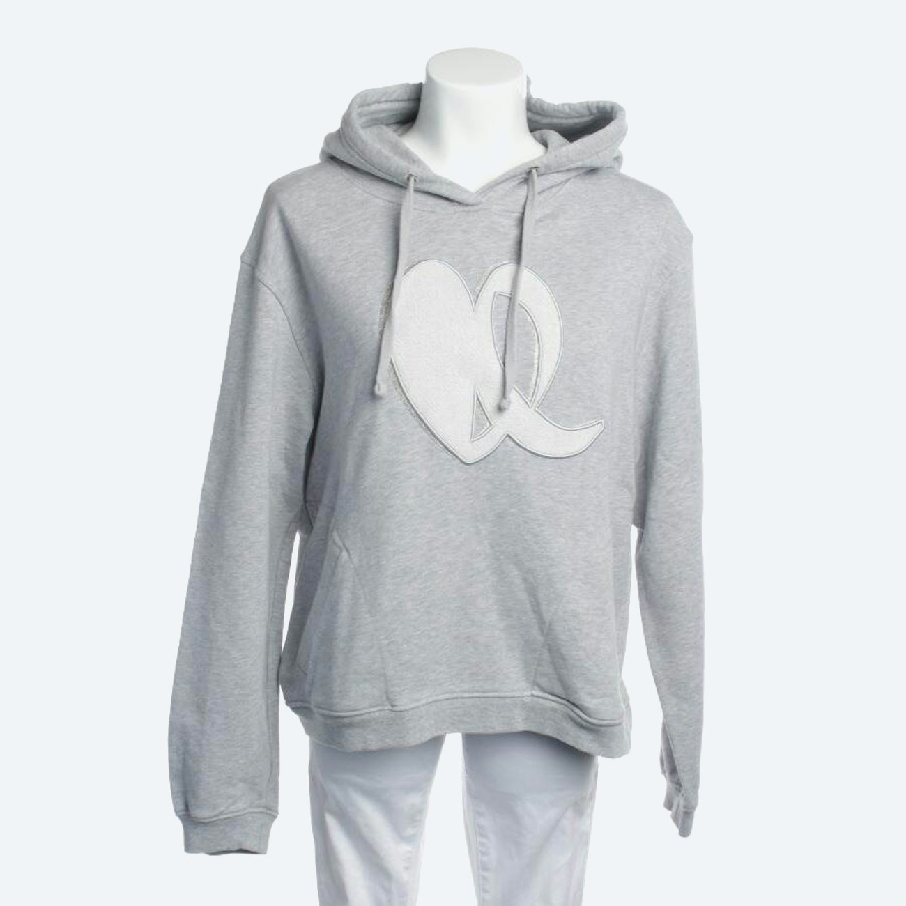 Image 1 of Hooded Sweatshirt XL Gray in color Gray | Vite EnVogue