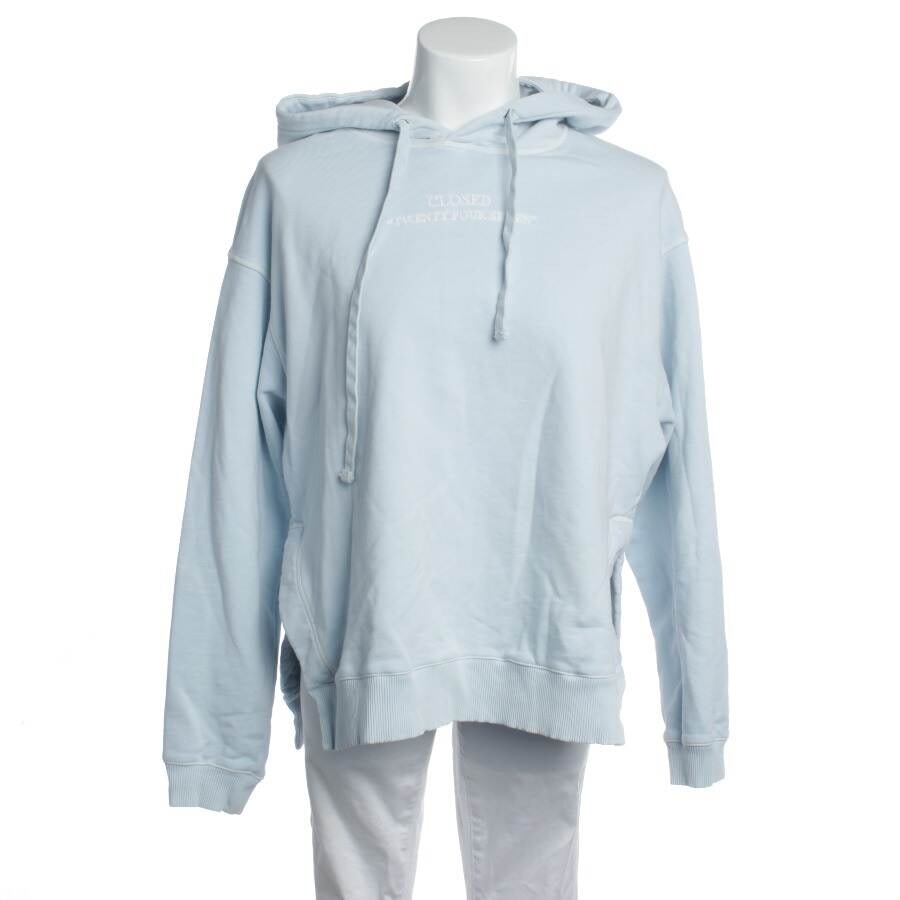 Image 1 of Hooded Sweatshirt S Light Blue in color Blue | Vite EnVogue