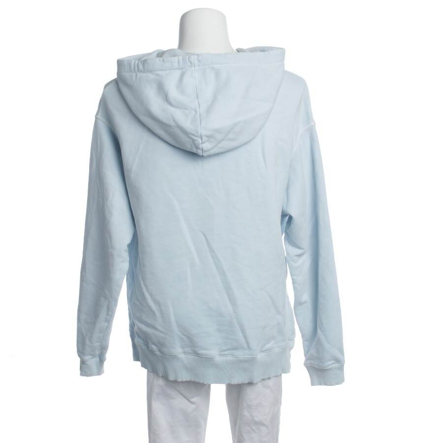 Image 2 of Hooded Sweatshirt S Light Blue in color Blue | Vite EnVogue