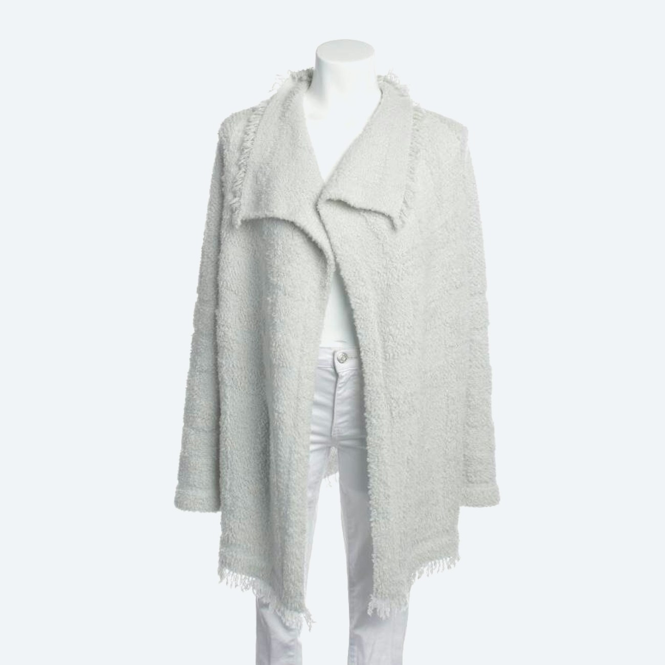 Image 1 of Cardigan 44 Light Gray in color Gray | Vite EnVogue