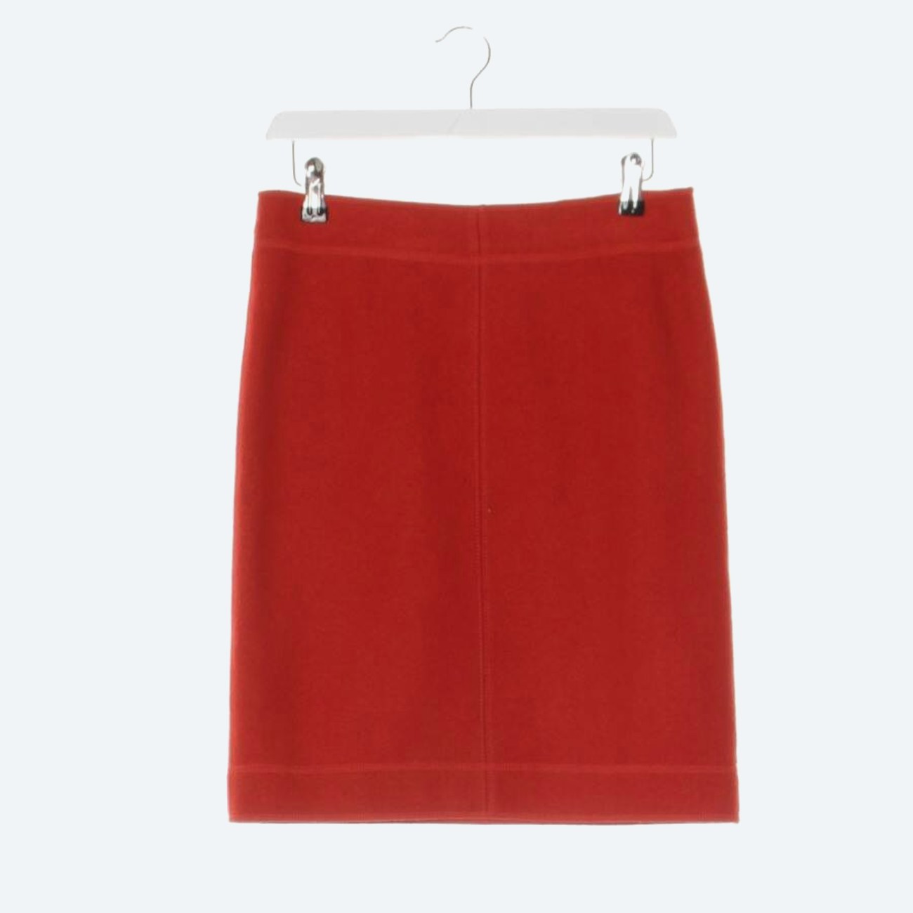 Image 1 of Wool Skirt 38 Red in color Red | Vite EnVogue