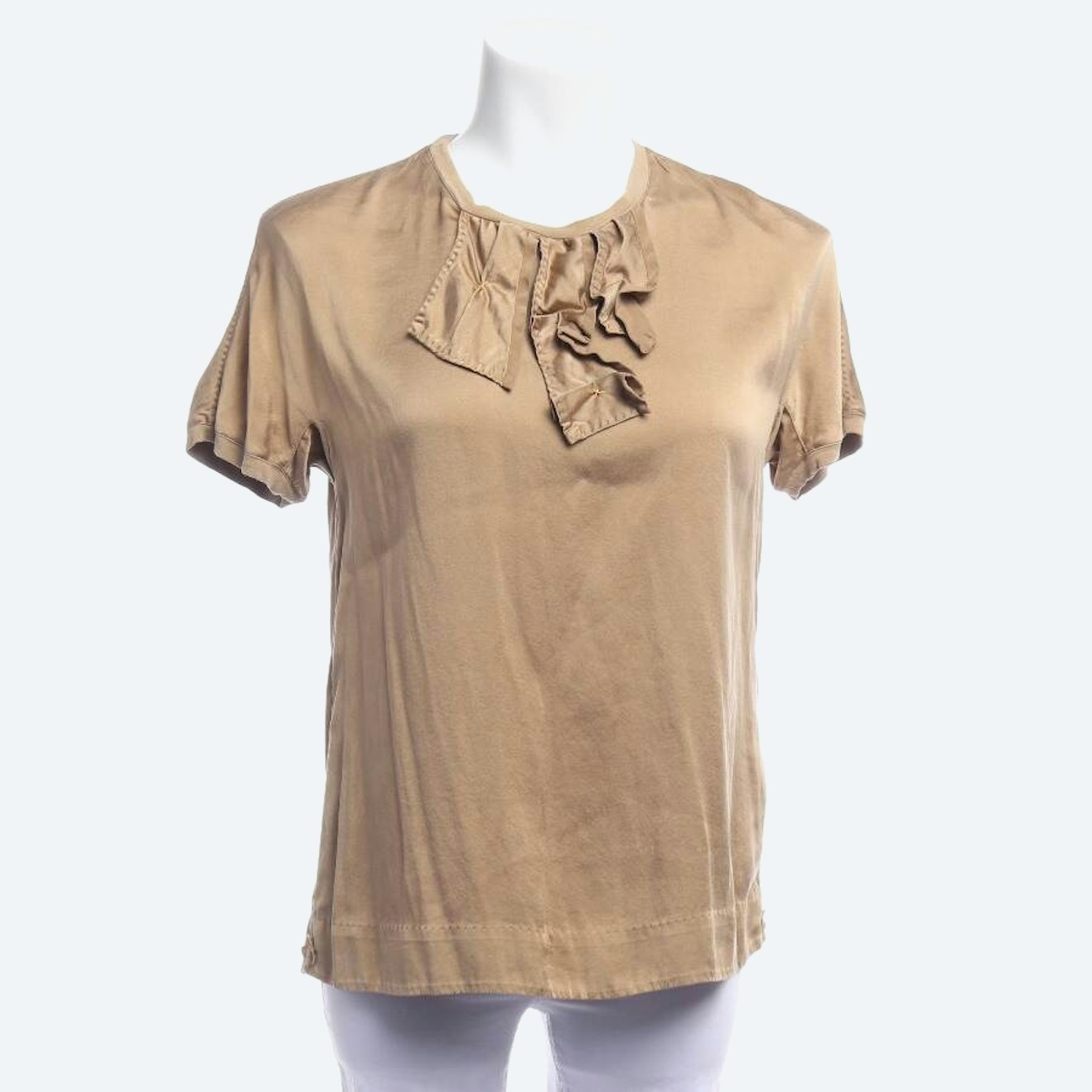 Image 1 of Shirt 36 Light Brown in color Brown | Vite EnVogue