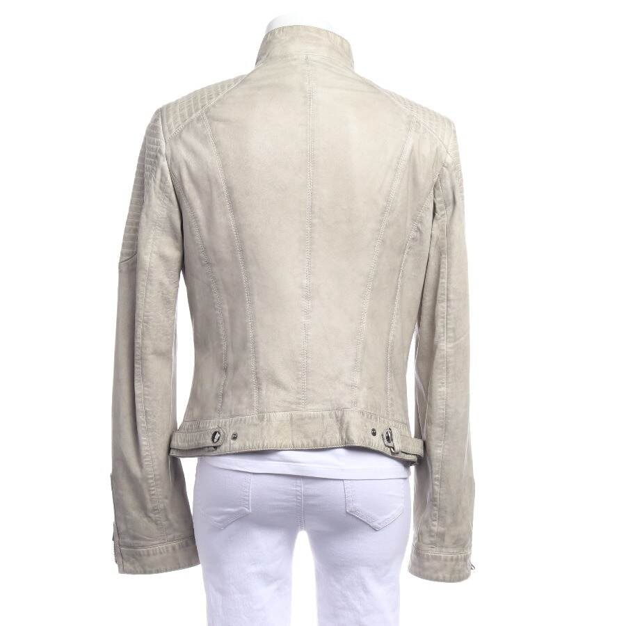 Image 2 of LeatherJacket 40 Beige in color White | Vite EnVogue