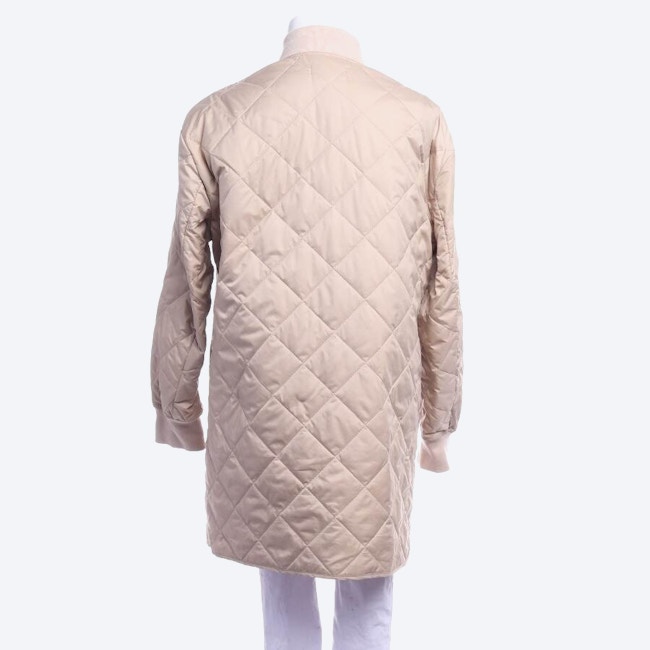 Image 2 of Quilted Coat L Beige in color White | Vite EnVogue