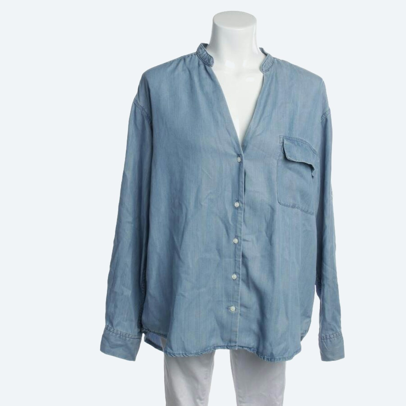 Image 1 of Shirt L Blue in color Blue | Vite EnVogue