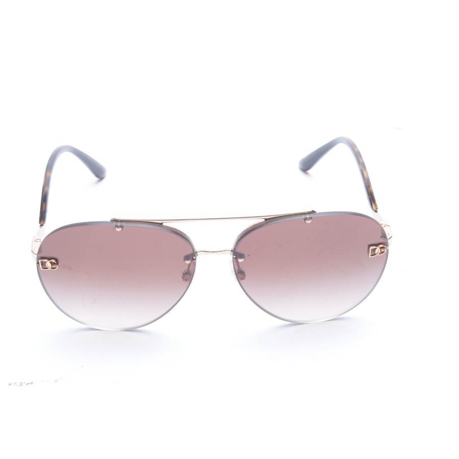 Image 1 of DG2272 Sunglasses Gold in color Metallic | Vite EnVogue