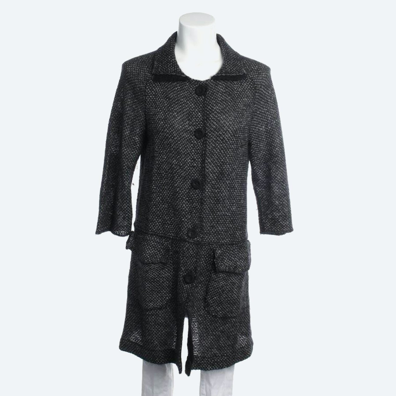 Image 1 of Cardigan L Gray in color Gray | Vite EnVogue