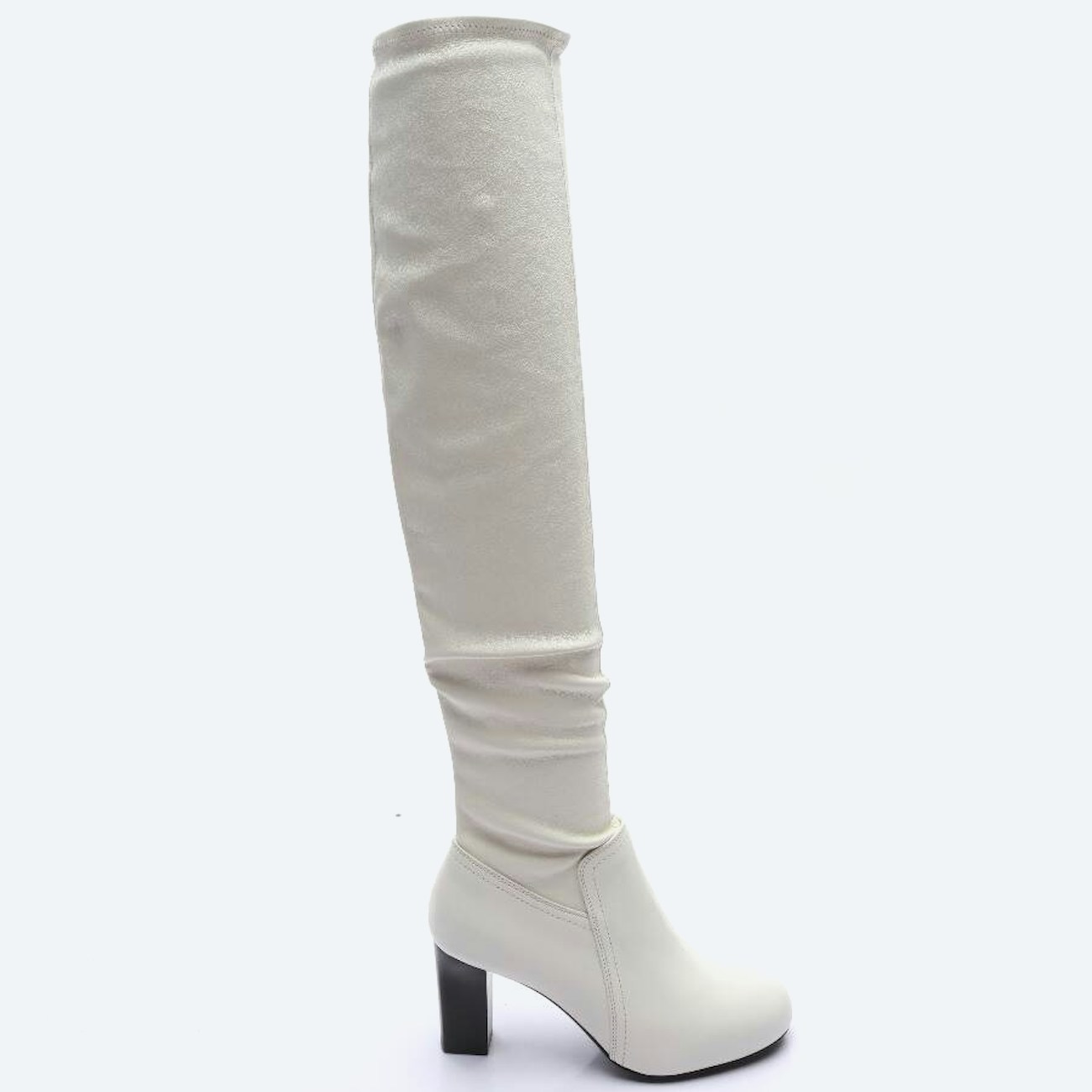 Image 1 of Overknee Boots EUR 36 White in color White | Vite EnVogue