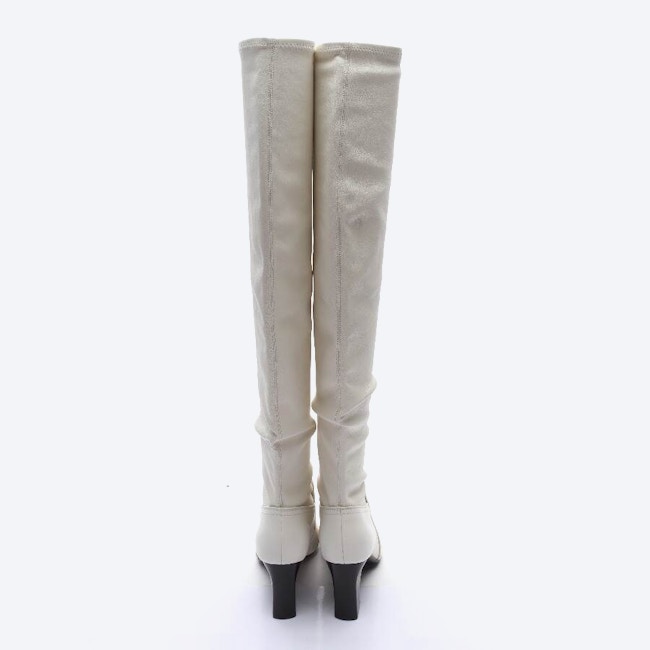 Image 3 of Overknee Boots EUR 36 White in color White | Vite EnVogue