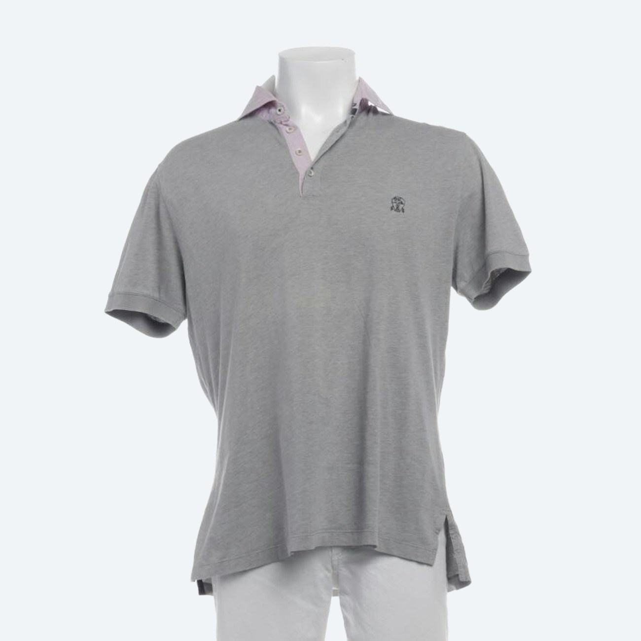 Image 1 of Polo Shirt 50 Light Gray in color Gray | Vite EnVogue