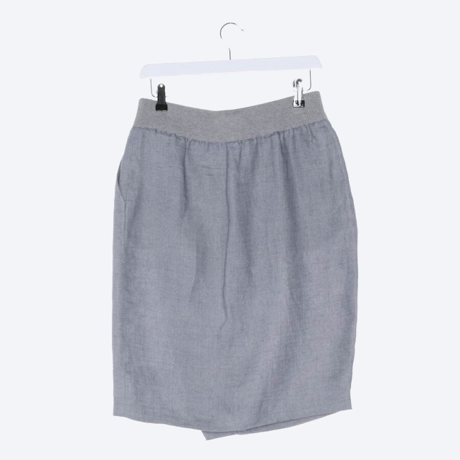 Image 2 of Linen Skirt 36 Light Gray in color Gray | Vite EnVogue