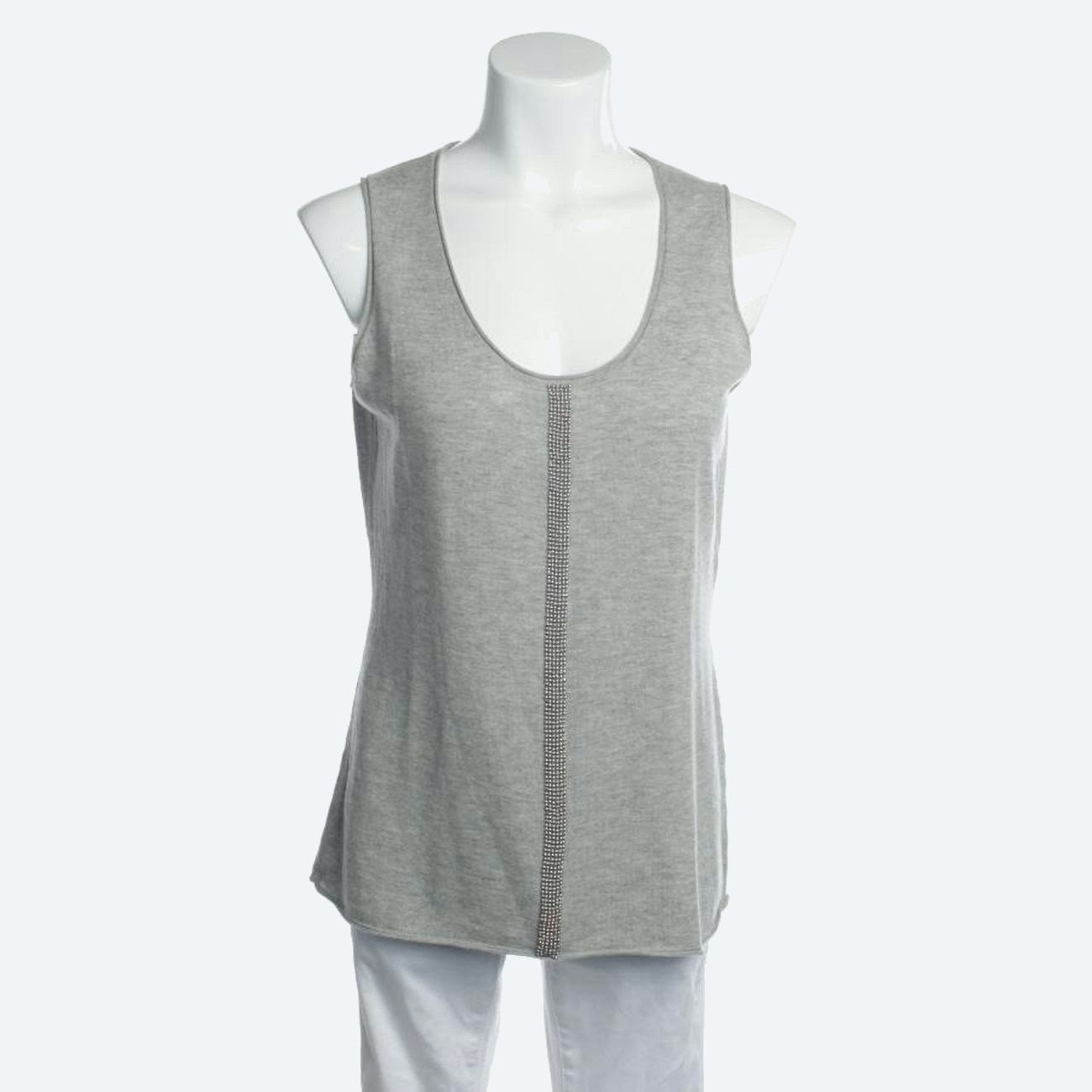Image 1 of Knitted Top 44 Gray in color Gray | Vite EnVogue