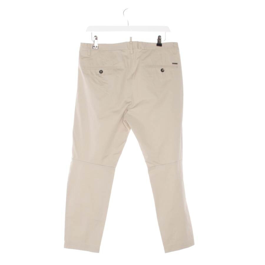 Image 2 of Trousers 46 Beige in color White | Vite EnVogue