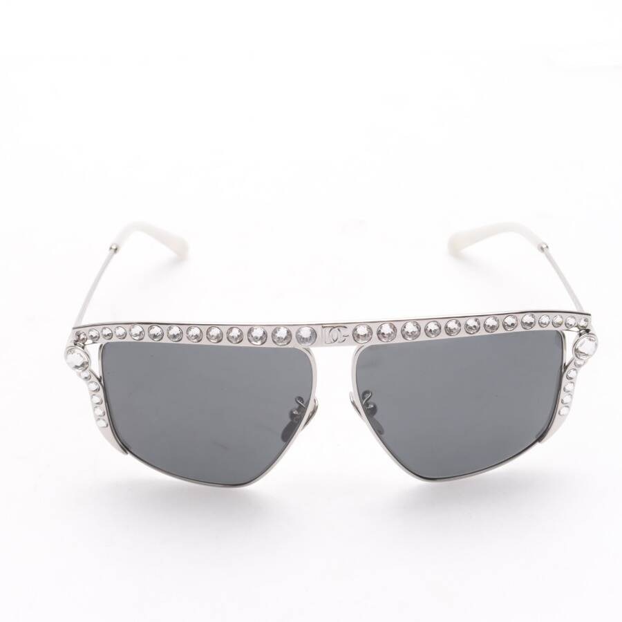 Image 1 of DG2281-B Sunglasses Silver in color Metallic | Vite EnVogue