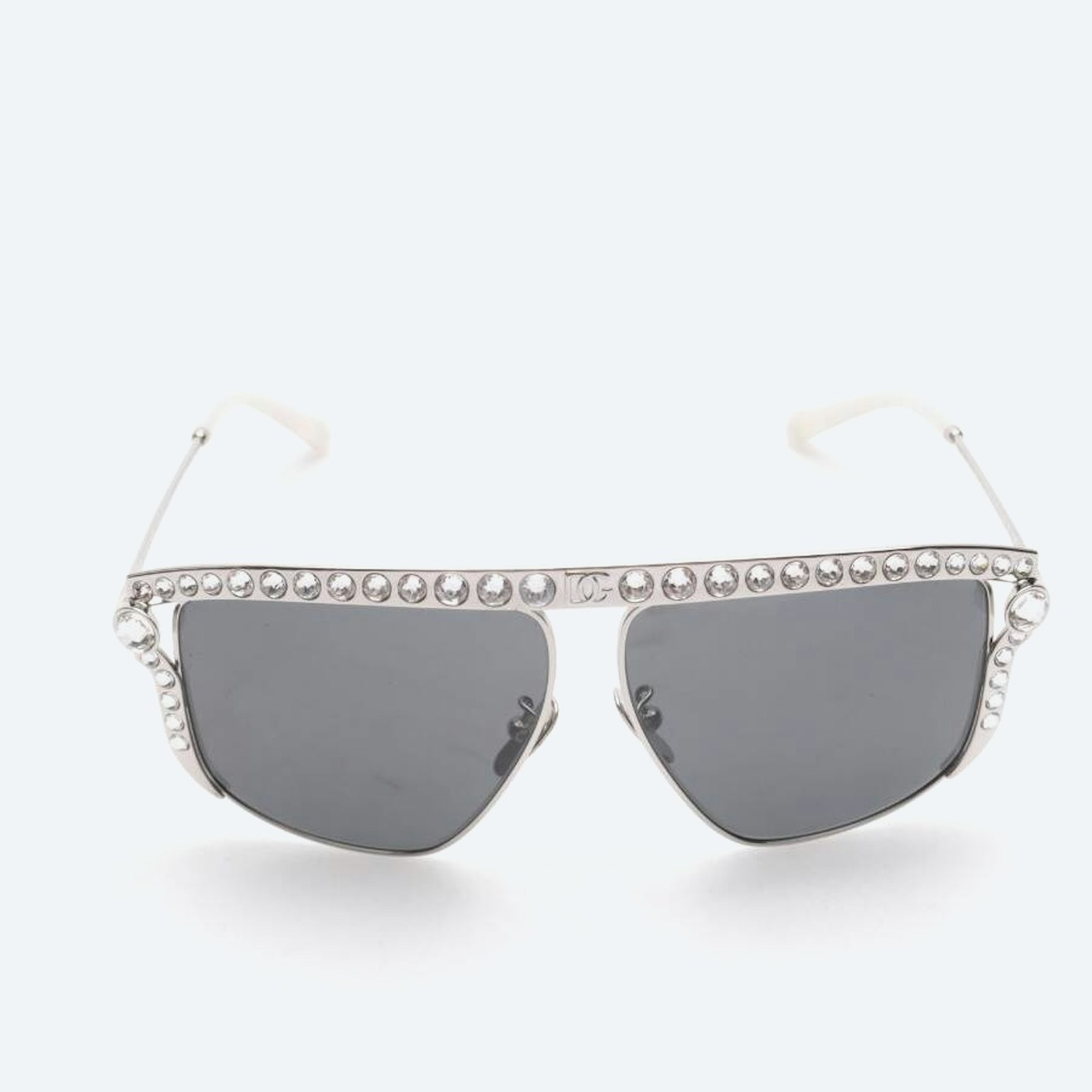 Image 1 of DG2281-B Sunglasses Silver in color Metallic | Vite EnVogue