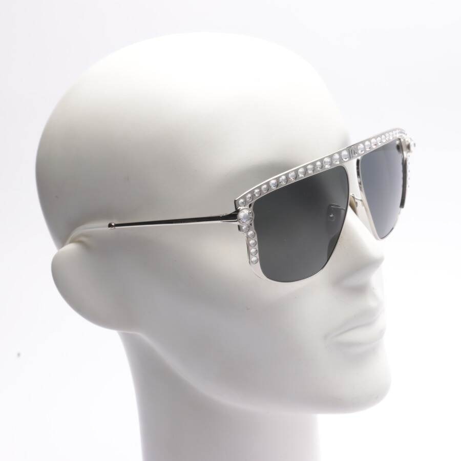 Image 2 of DG2281-B Sunglasses Silver in color Metallic | Vite EnVogue