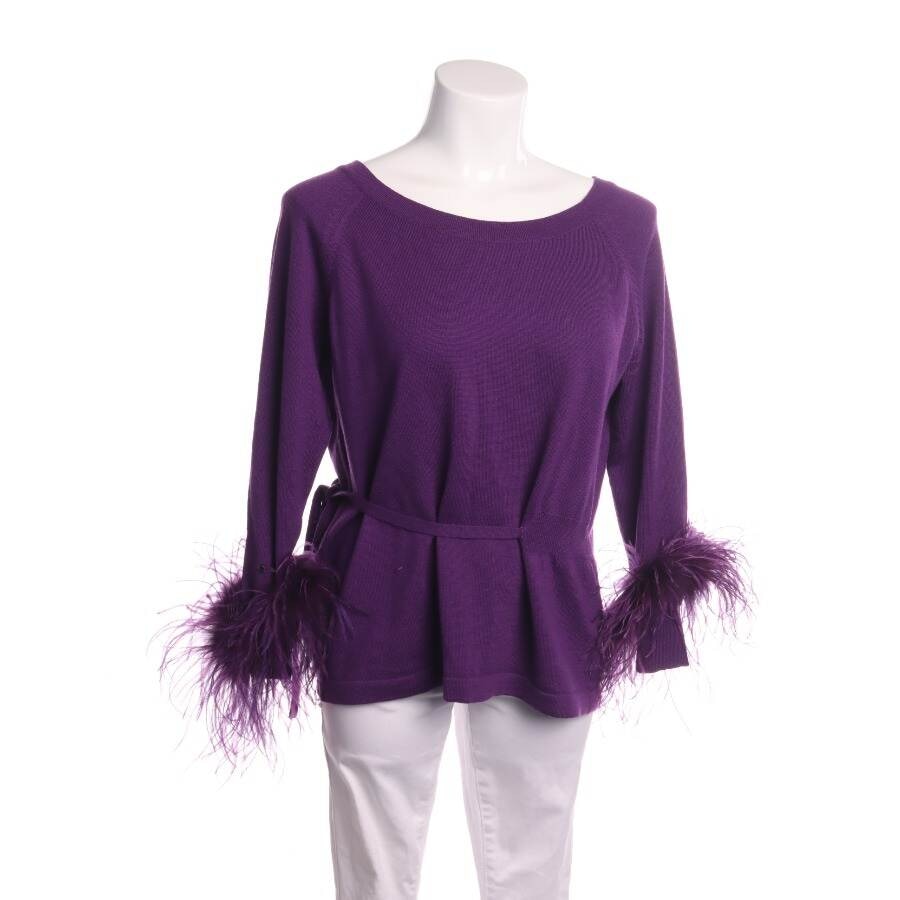 Image 1 of Wool Cardigan 36 Purple in color Purple | Vite EnVogue