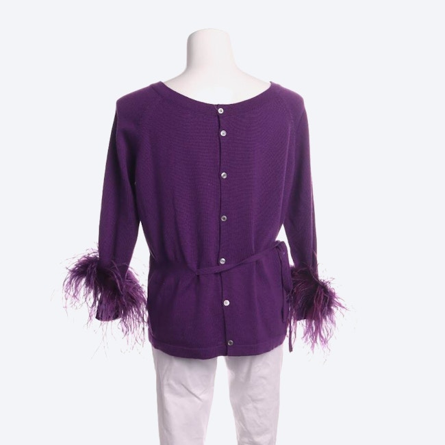 Image 2 of Wool Cardigan 36 Purple in color Purple | Vite EnVogue
