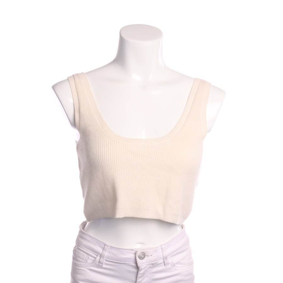 Image 1 of Top XS Beige in color White | Vite EnVogue