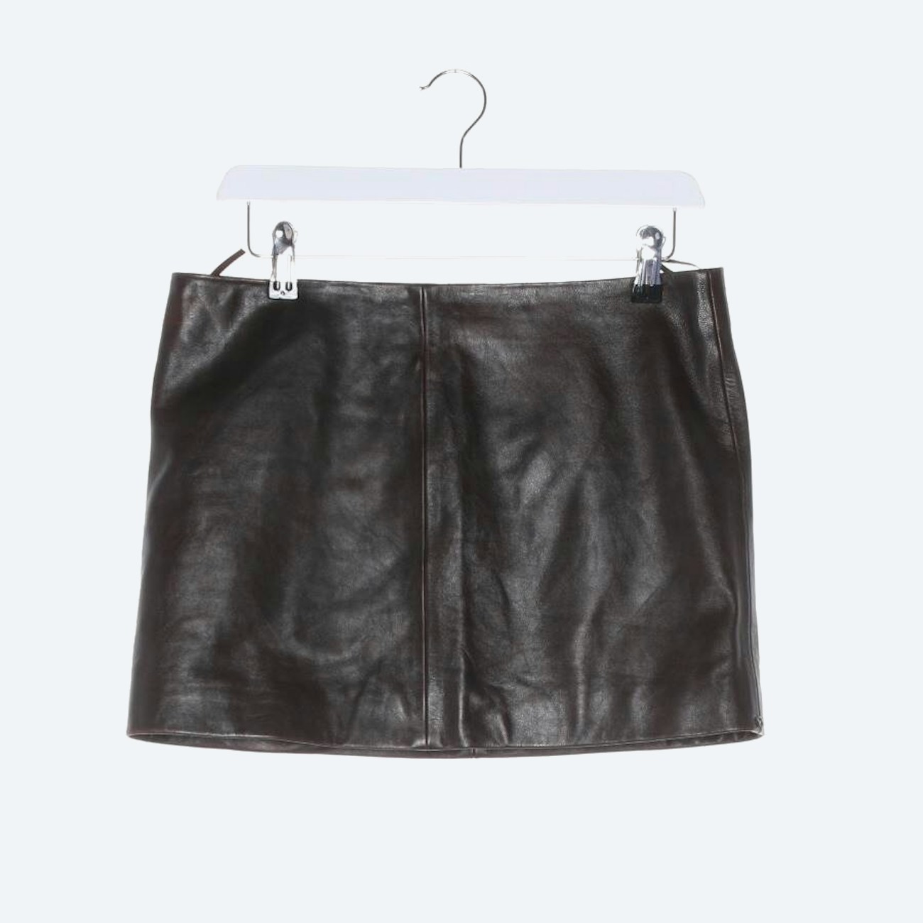 Image 1 of Leather Skirt 36 Bordeaux in color Red | Vite EnVogue