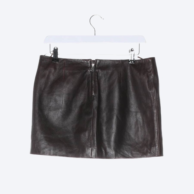 Image 2 of Leather Skirt 36 Bordeaux in color Red | Vite EnVogue