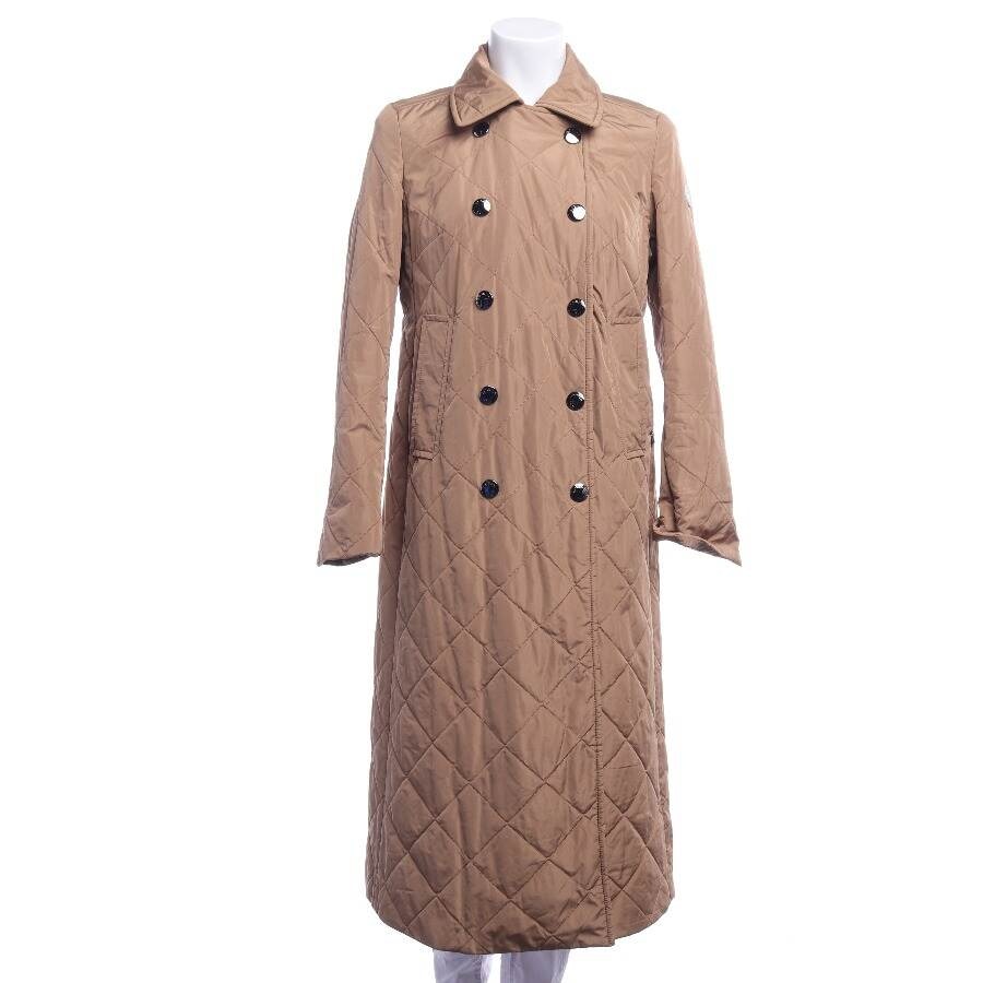 Image 1 of Quilted Coat 36 Light Brown in color Brown | Vite EnVogue