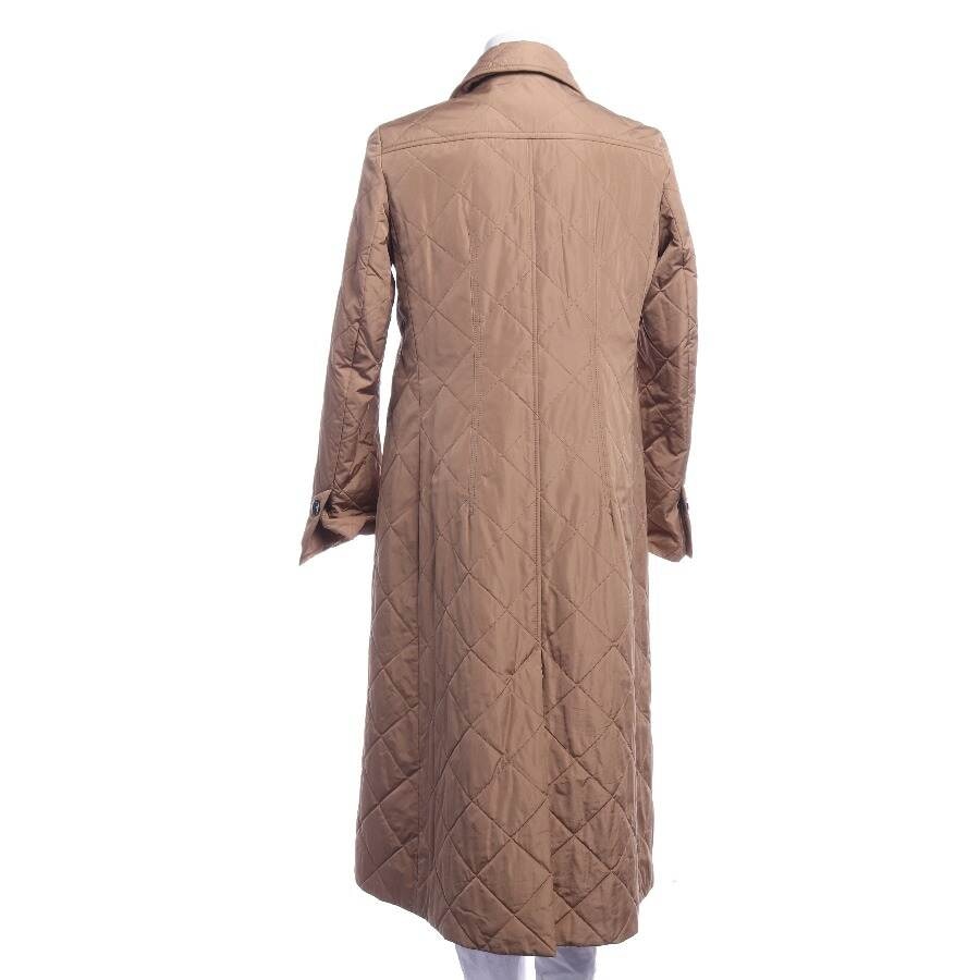 Image 2 of Quilted Coat 36 Light Brown in color Brown | Vite EnVogue