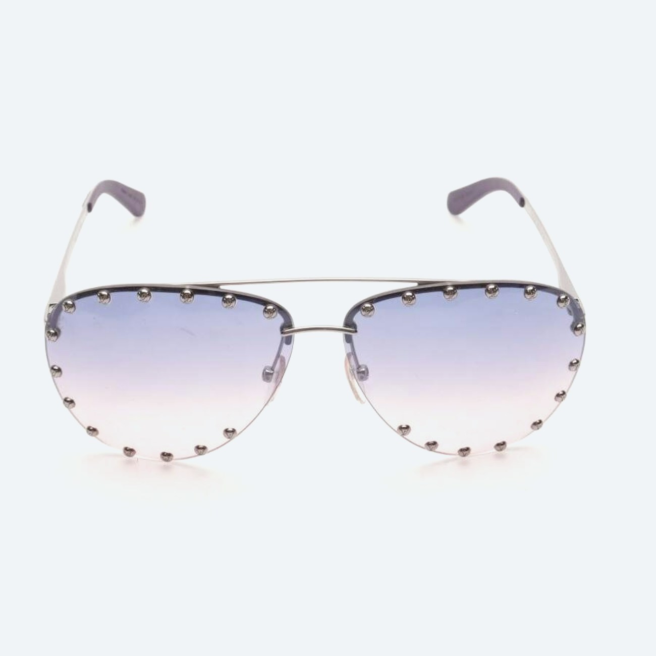 Image 1 of Z0925U Sunglasses Silver in color Metallic | Vite EnVogue