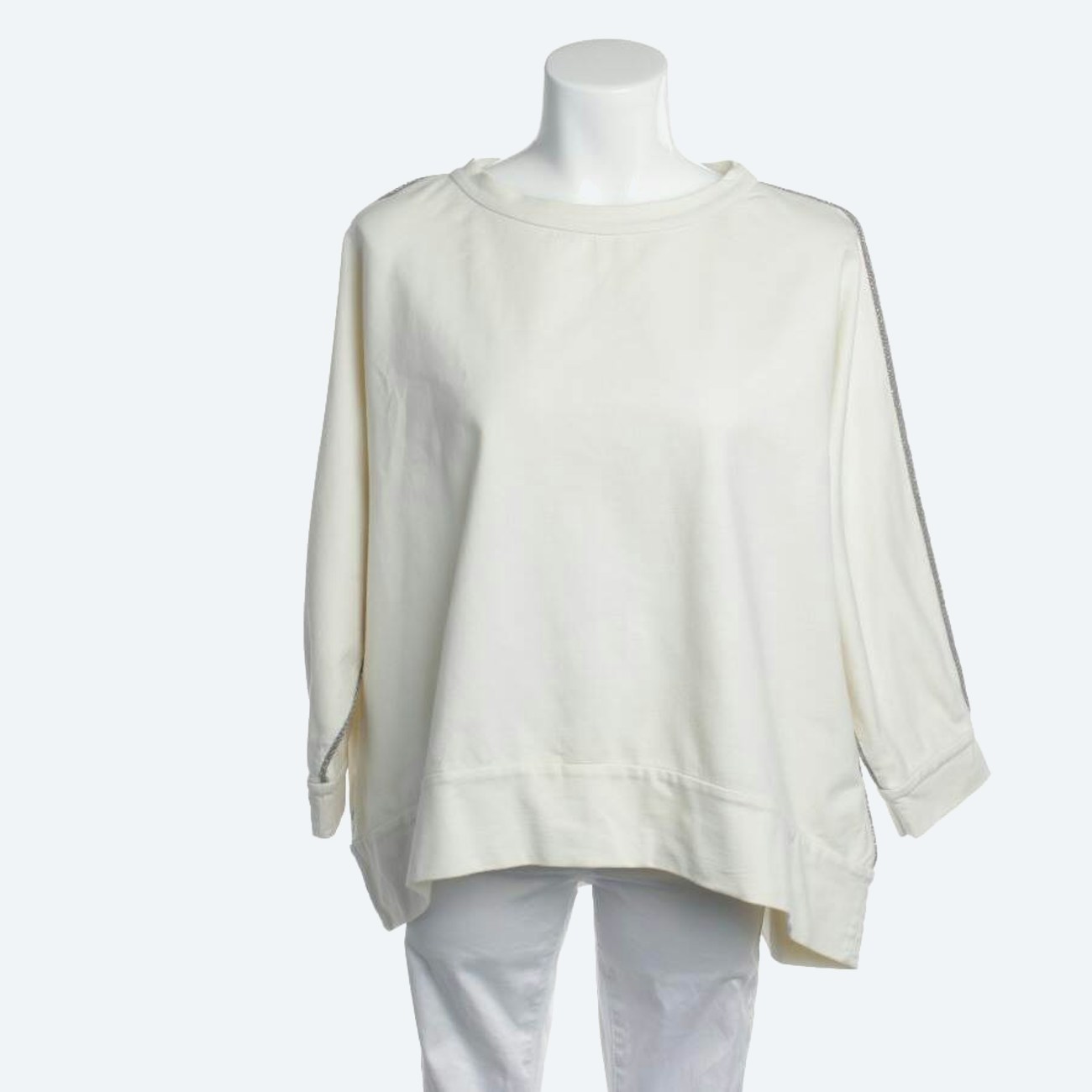 Bild 1 von Sweatshirt M Beige in Farbe Weiß | Vite EnVogue