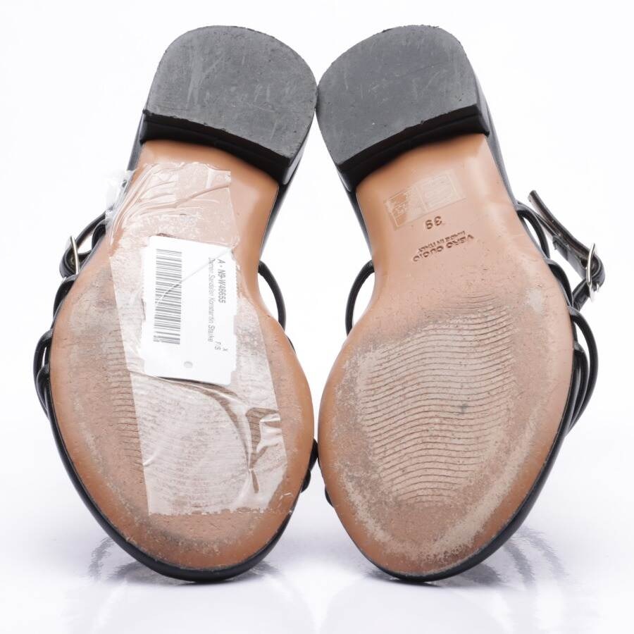 Image 4 of Strappy Sandals EUR 39 Black in color Black | Vite EnVogue