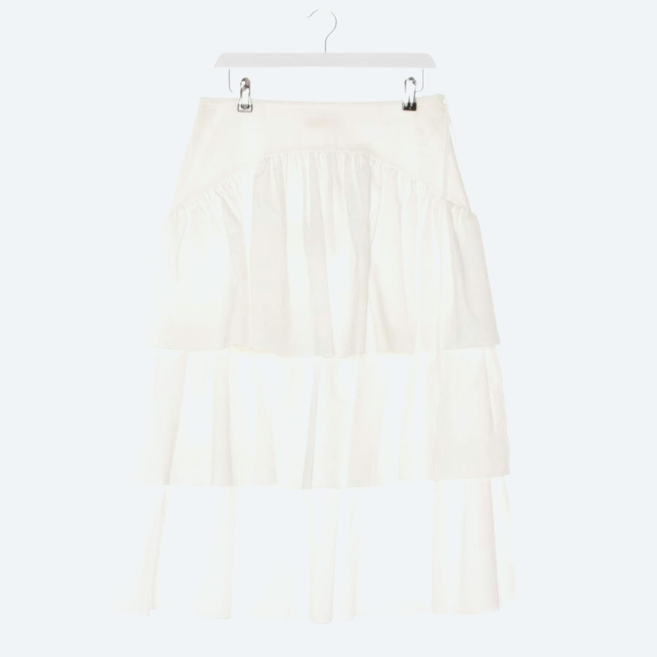 Image 1 of Skirt 38 White in color White | Vite EnVogue