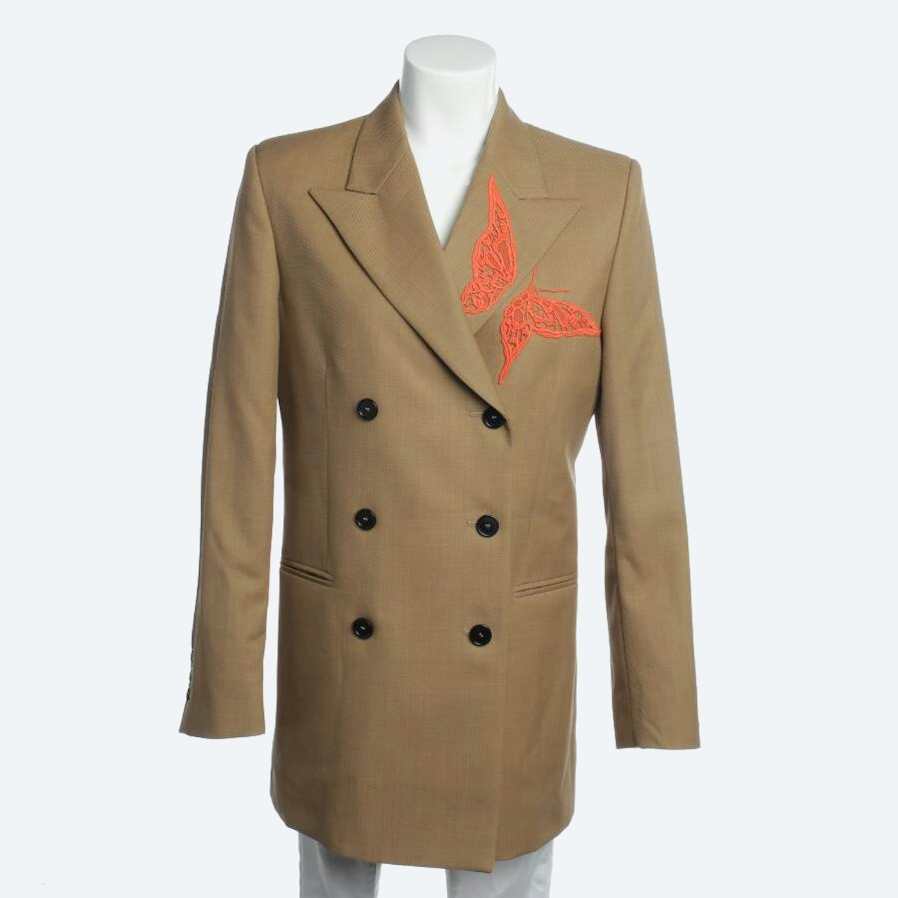 Image 1 of Wool Coat 34 Light Brown in color Brown | Vite EnVogue