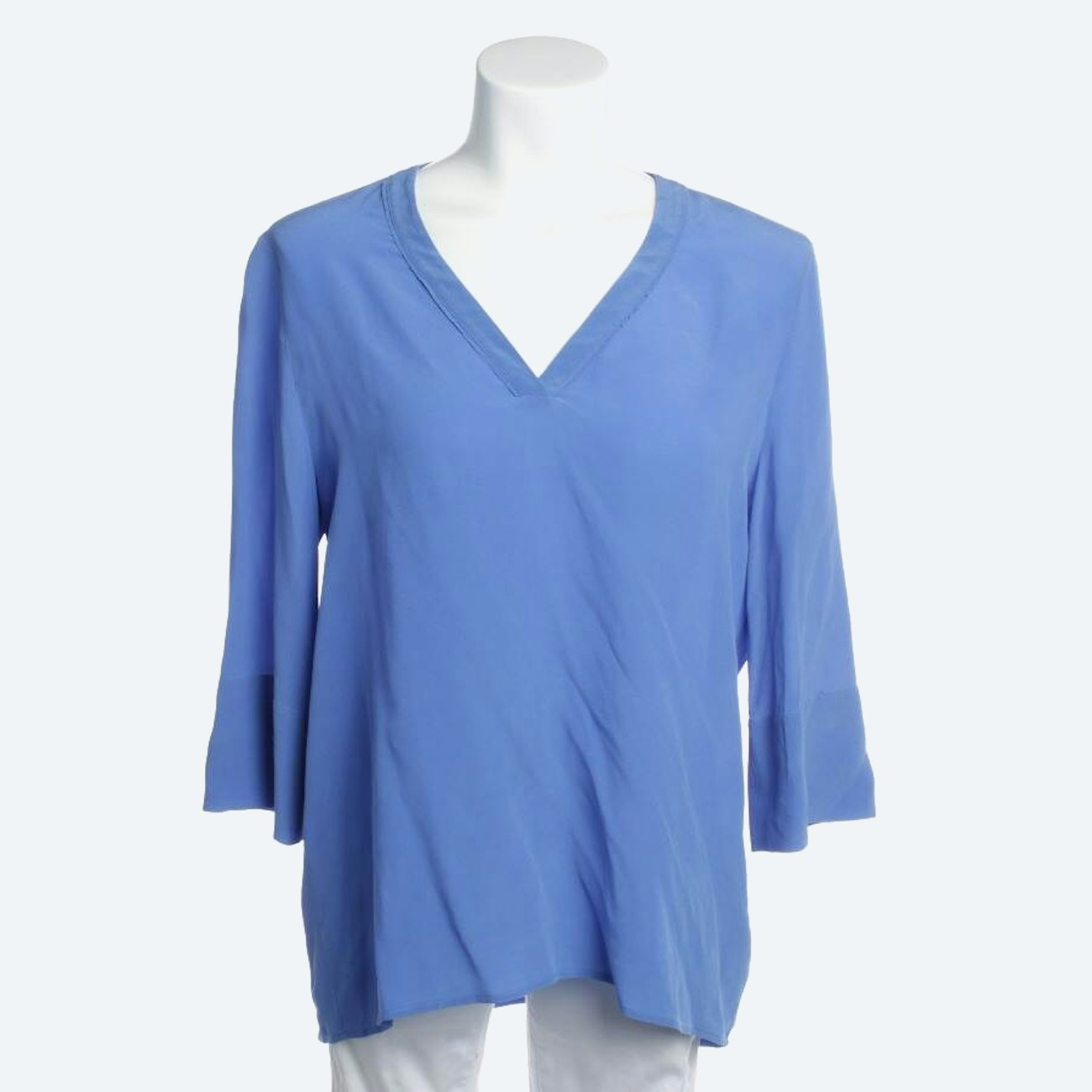 Image 1 of Silk Blouse 40 Blue in color Blue | Vite EnVogue