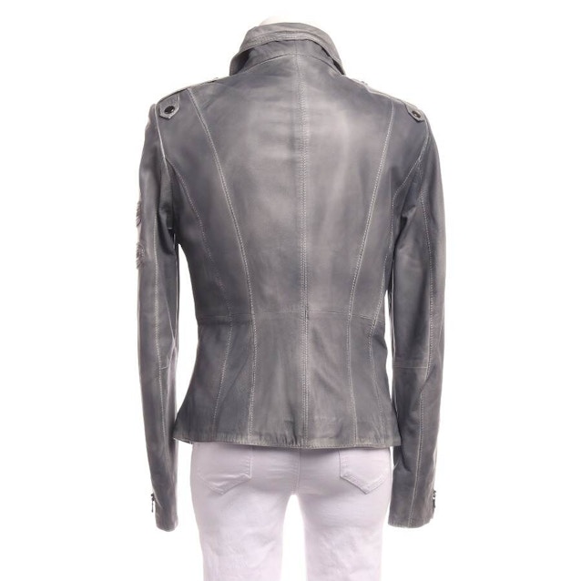 LeatherJacket 40 Gray | Vite EnVogue